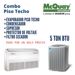 Combo-Aire-Acondicionado-Piso-Techo-McQuay-5-Ton-60000-BTU-Inverter