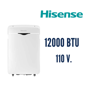 Presentación comercial del aire acondicionado portátil Hisense 12000 BTU